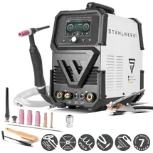 STAHLWERK Schutzgas-Schweißgerät AC/DC WIG 200 Puls Pro Touch