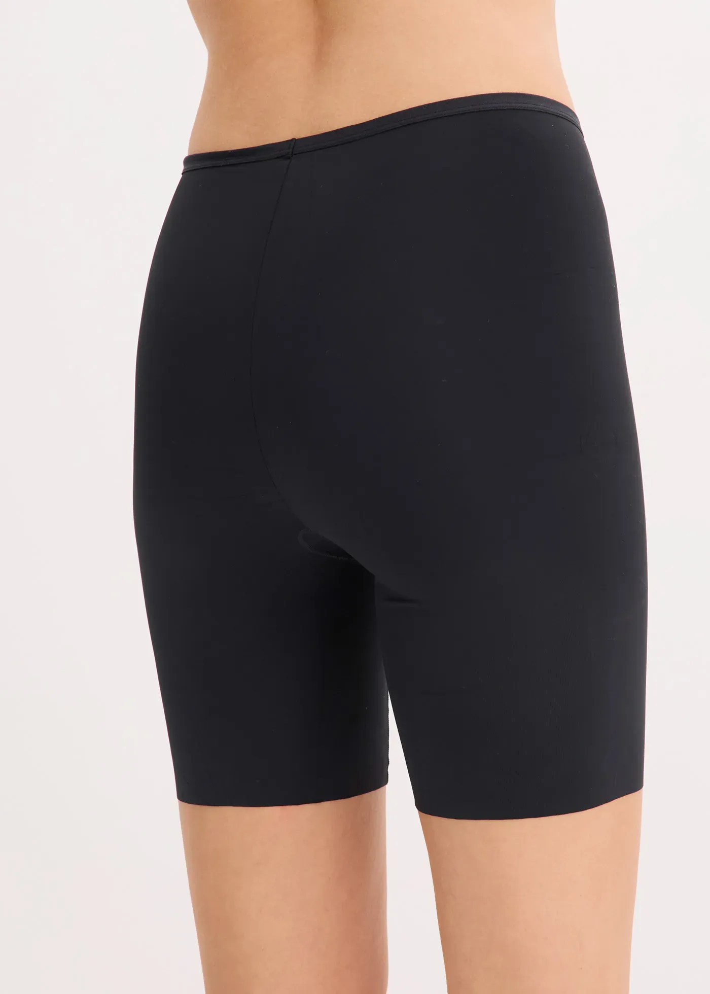Radlerhose BONPRIX, Damen, Gr. 40/42 (M), N-Gr, schwarz, Obermaterial: 80% Polyamid, 20% Elasthan, unifarben, Hosen Radlerhose, aus Polyamid und Baumwolle, mit Gummizug-Verschluss