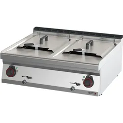 Elektrische Fritteuse zum Aufstellen 2 x 13 L 80 - Linie 700 C7FE13280 Casselin