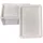 WIMEX 100 flache Pappteller weiß eckig 16 x 23 cm