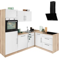 wiho Küchen Winkelküche »Cali«, ohne E-Geräte, Stellbreite 230 x 170 cm weiß