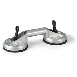 VOREL Vakuumgriff Aluminium 115 mm grau