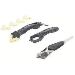 BGS TECHNIC Silikon-Fugenentferner und Spachtel-Satz DYT 85200, 8-tlg.