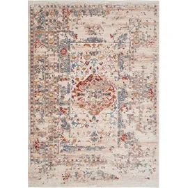 LUXOR LIVING Rocco Teppich 160 x 240 cm Blau/Creme