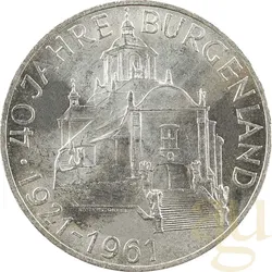 25 Schilling Silbermünze Republik Österreich