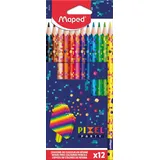 Maped PIXEL PARTY Buntstifte farbsortiert, 12 St.