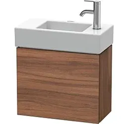 Duravit L-Cube Waschtisch-Unterschrank LC6246L7979 48x24x40cm, wandhängend, Tür links, nussbaum natur