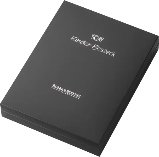 Robbe Berking Martelé 150g massiv versilbert 4 tlg. Kinderbesteck