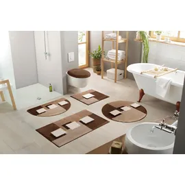 MY HOME Badematte Ada Braun 50 x 70 cm