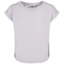 URBAN CLASSICS Girls Organic Extended Shoulder Tee softlilac 158/164