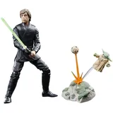 Hasbro Star Wars Actionfigur Luke Skywalker und Grogu 15 cm - Schwarz/Mehrfarbig