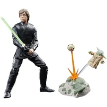 Hasbro Star Wars Actionfigur Luke Skywalker und Grogu 15 cm - Schwarz/Mehrfarbig