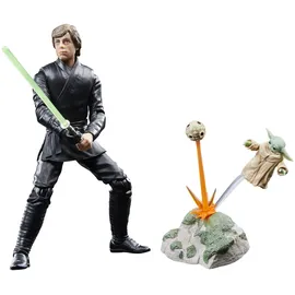 Hasbro Star Wars Actionfigur Luke Skywalker und Grogu 15 cm - Schwarz/Mehrfarbig