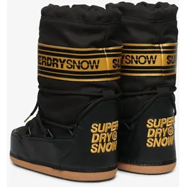 Superdry Damen Schneestiefel schwarz 36-37