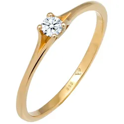 Elli DIAMONDS Verlobung Vintage Diamant (0.06 ct.) 585 Gelbgold 54 Damen 
