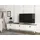 moebel17 Tv-Lowboard 180x46,3x35 cm Weiß Kunststoff