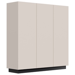 Raumwunder Sideboard Kommode Galaxy L 3 Türen flexible Böden Creme Grafit