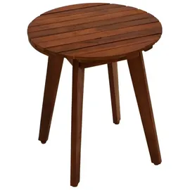 DEGAMO Beistelltisch Bayamo 40cm Rund,akazie geölt