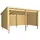 Plus Nordic Multi Gartenhaus 4,16 x 2,08 m Natur