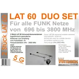 Wittenberg Antennen LAT 60 Duo Set Richtantenne GSM, UMTS, WiFi, LTE, 5G