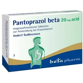 Pantoprazol beta 20mg acid 7 St.