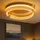 GLOBO Deckenleuchte 1 x LED dimmbar gold