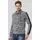 Cipo & Baxx "Pullover", Herren, Gr. M, schwarz (schwarz, grau), 50% Baumwolle, 50% Polyacryl, meliert, regular fit, Pullover, mit Schalkragen