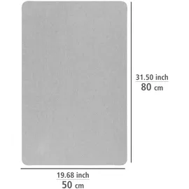 Wenko Badematte Grau 80 x 50 cm