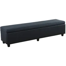 MCW Sitzbank Kriens XXL Schwarz 180 x 45 x 45 cm
