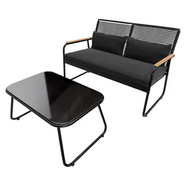 garmio Gartenmöbel Set 4-tlg. Polyrattan