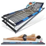 Matratzen Perfekt Lattenrost, Schwarz, Holz, Buche, 7-Zonen, 90x190 cm, Schlafzimmer, Lattenroste