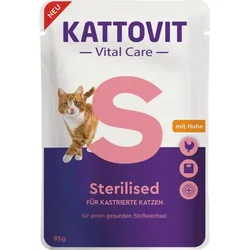 KATTOVIT Vital Care Huhn 85g für Katzen nach der Sterilisation