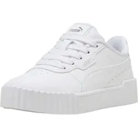 Puma Carina 3.0 Holo 2.0 Kinder Weiß/Silber/Mauve Mist 33