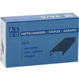 Alco Heftklammern Typ 26/6, 2 - 30 Blatt Heftleistung, verzinkt, 1000 Stück