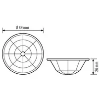 ESYLUX EB10423505 Abdeckung