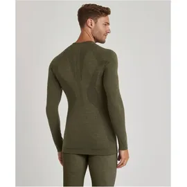 Falke Wool Tech langarm Unterhemd Herren 7830 olive S
