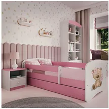 raumhirsch furniture Kinderbett Raumhirsch 80 x 160 cm Holzwerkstoff rosa