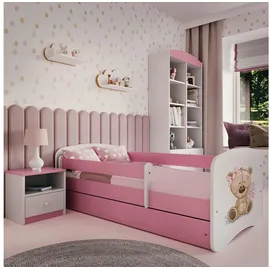 raumhirsch furniture Kinderbett Raumhirsch 80 x 160 cm Holzwerkstoff rosa