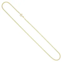 Schmuck Krone Goldkette 2,1mm Panzerkette aus 333 Gelbgold, 42cm, Gold 333 goldfarben