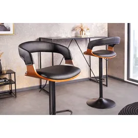 Riess-Ambiente Barhocker Manhattan  schwarz Walnuss