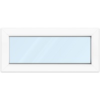 Fenster 50x40 cm, Kunststoff Profil aluplast IDEAL® 4000, Weiß, 500x400 mm, einteilig festverglast, 2-fach Verglasung, individuell konfigurieren