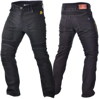 Trilobite Parado Doublelayer Slim Motorrad Jeans schwarz 32/32