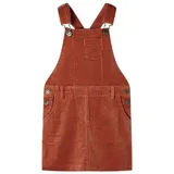vidaXL Kinder-Latzkleid Cord Cognac 104