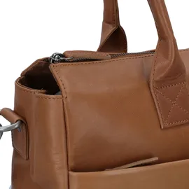 GREENBURRY Fiorentina Aktentasche Leder 39 cm Laptopfach braun