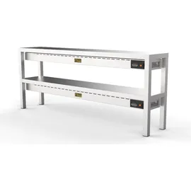 CombiSteel Aufsatzbord Keramisch Beheizt 2 Stufig 1600 8 Heaters Of 250W