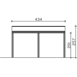 SKANHOLZ Monza 434 x 307 cm anthrazit