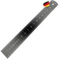 BAUHELD BAUHELD® Metall-Lineal 150mm [EG-1] - Maßstab mit Messskala