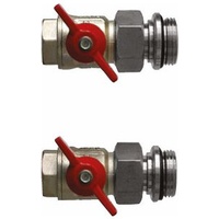 Buderus Logafloor Kugelhahn-Set KHSE 1x1 80425310