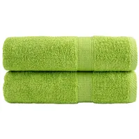 VidaXL Premium-Handtücher solund 2 Stk. Apfelgrün 50x100 cm 600