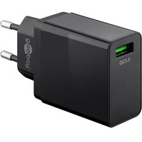Goobay USB Schnellladegerät QC3.0 (18W) schwarz